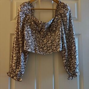 Floral Print Women's Top